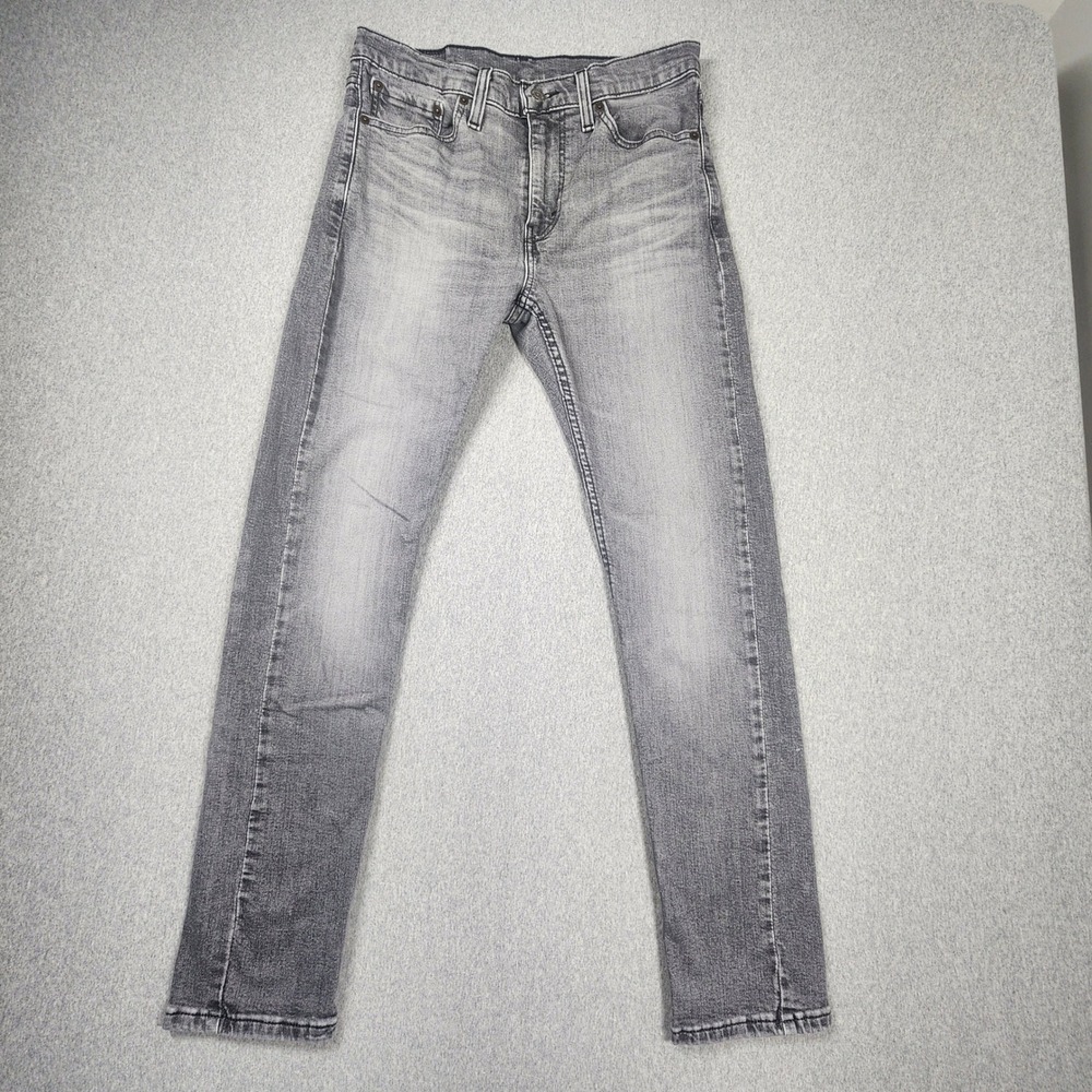 Levi's 510 Skinny Jeans Mens 31x32 Grey Good Faded Stretch Denim Pants